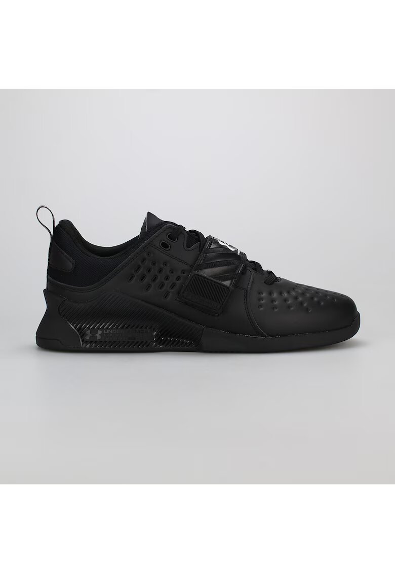 Under Armour Pantofi sport barbati - Piele ecologica - Negru - Negru