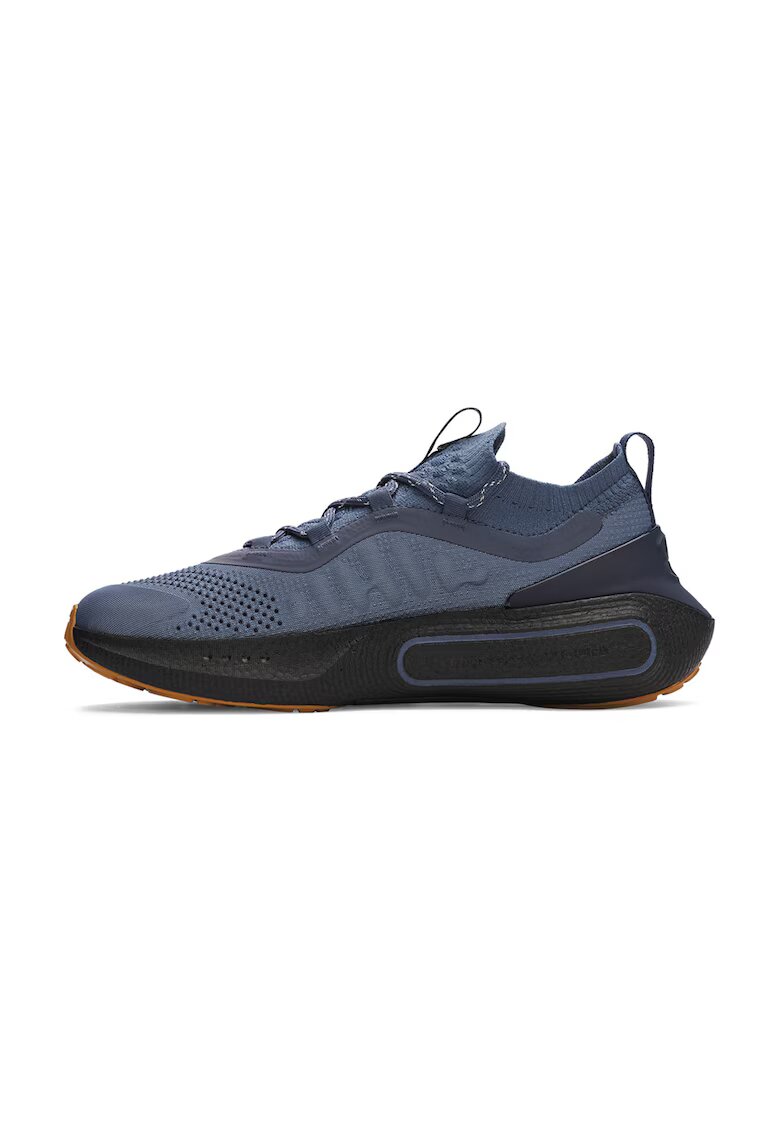 Under Armour Pantofi sport Phantom 4 cu detalii reflectorizante - Albastru inchis/Caramel