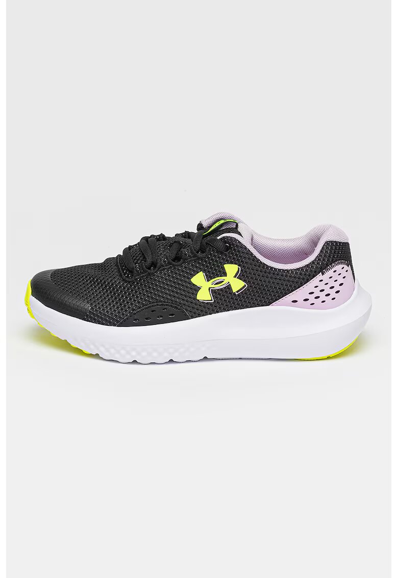 Under Armour Pantofi Surge 4 pentru alergare - Negru/Roz