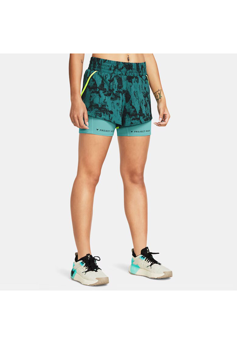 Under Armour Panttaloni scurti UnderArmour - Poliester/Elastan - Verde - Verde