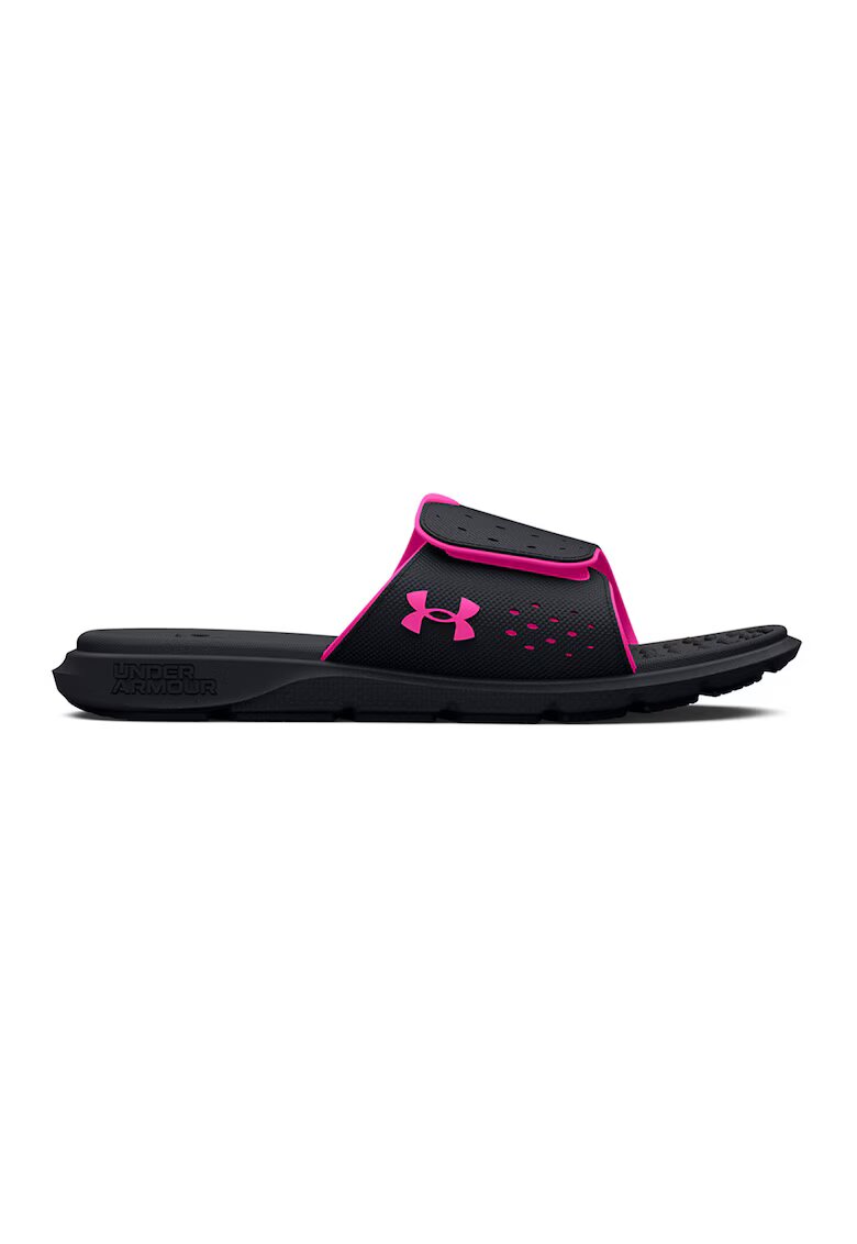 Under Armour Papuci cu aspect perforat Ignite Pro - Negru/Roz