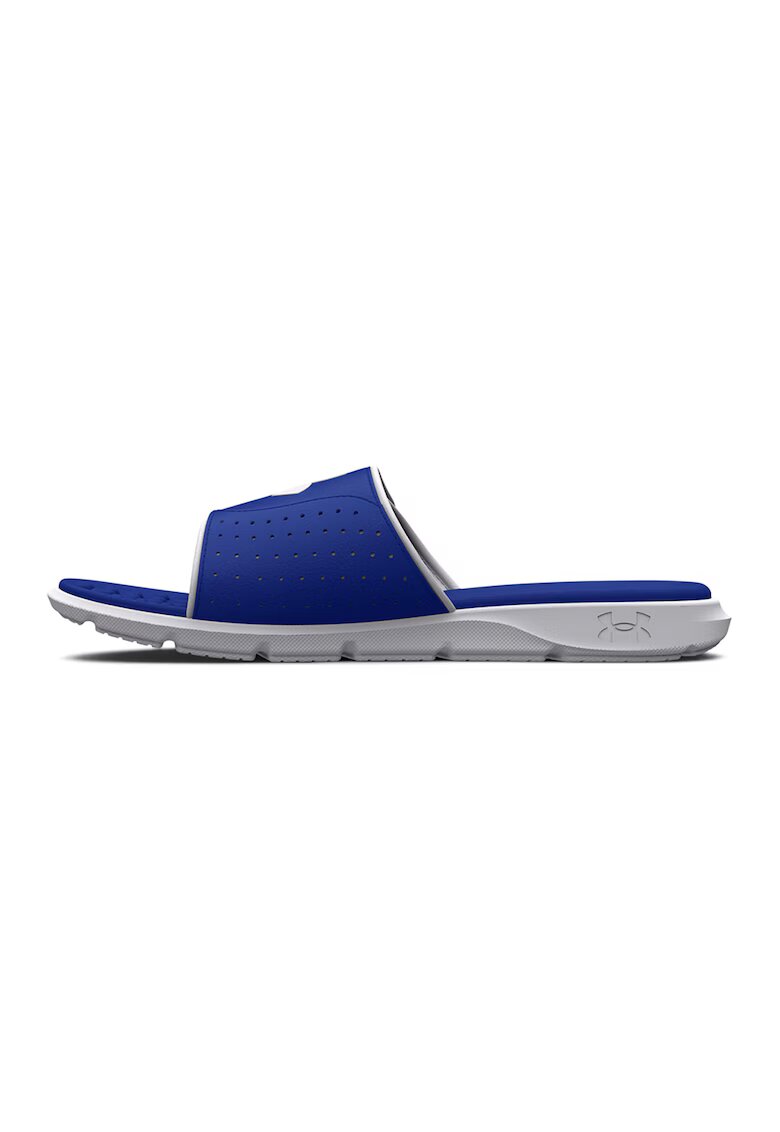 Under Armour Papuci cu logo Ignite Pro - Alb/Albastru royal