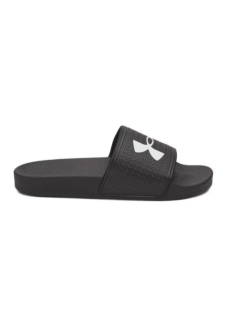 Under Armour Papuci cu logo supradimensionat ARMR - Negru/Alb optic