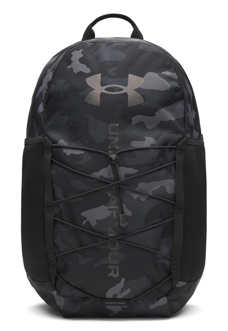 Under Armour Rucsac unisex cu finisaj rezistent la apa Hustle 6.0 - 26 L - Negru stins/Gri inchis