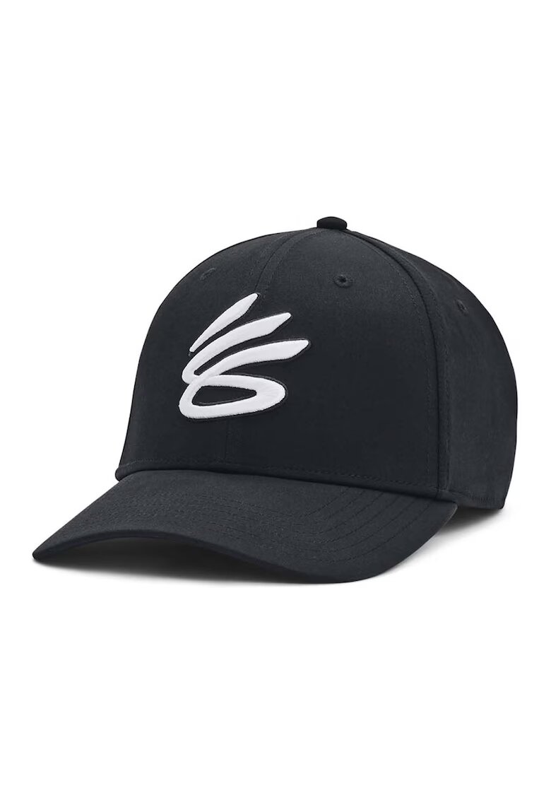 Under Armour Sapca cu capsa pe partea din spate pentru baschet Curry - Alb/Negru