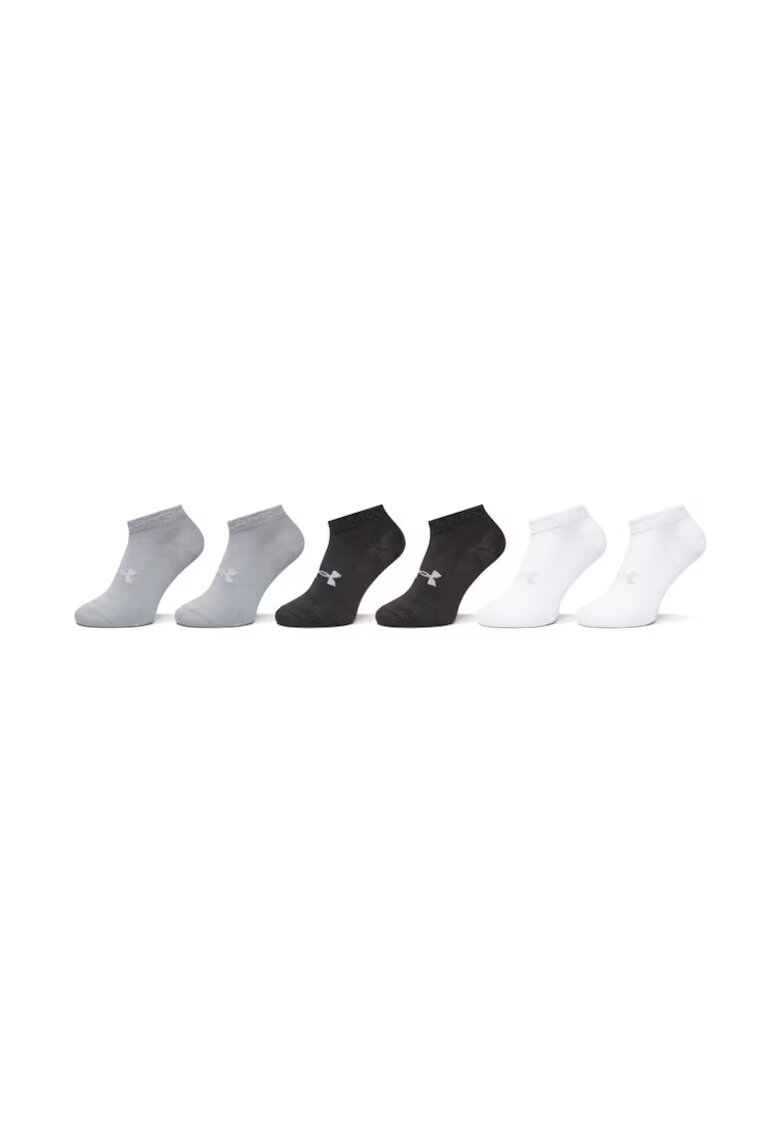 Under Armour Set de 6 perechi de sosete medii unisex Unisex UA Essential 6pk Low 1386239-002 Colorat - Poliester