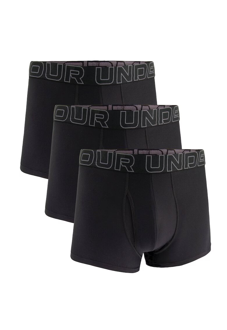 Under Armour Set de boxeri cu banda logo in talie 174107 - 3 perechi - Negru
