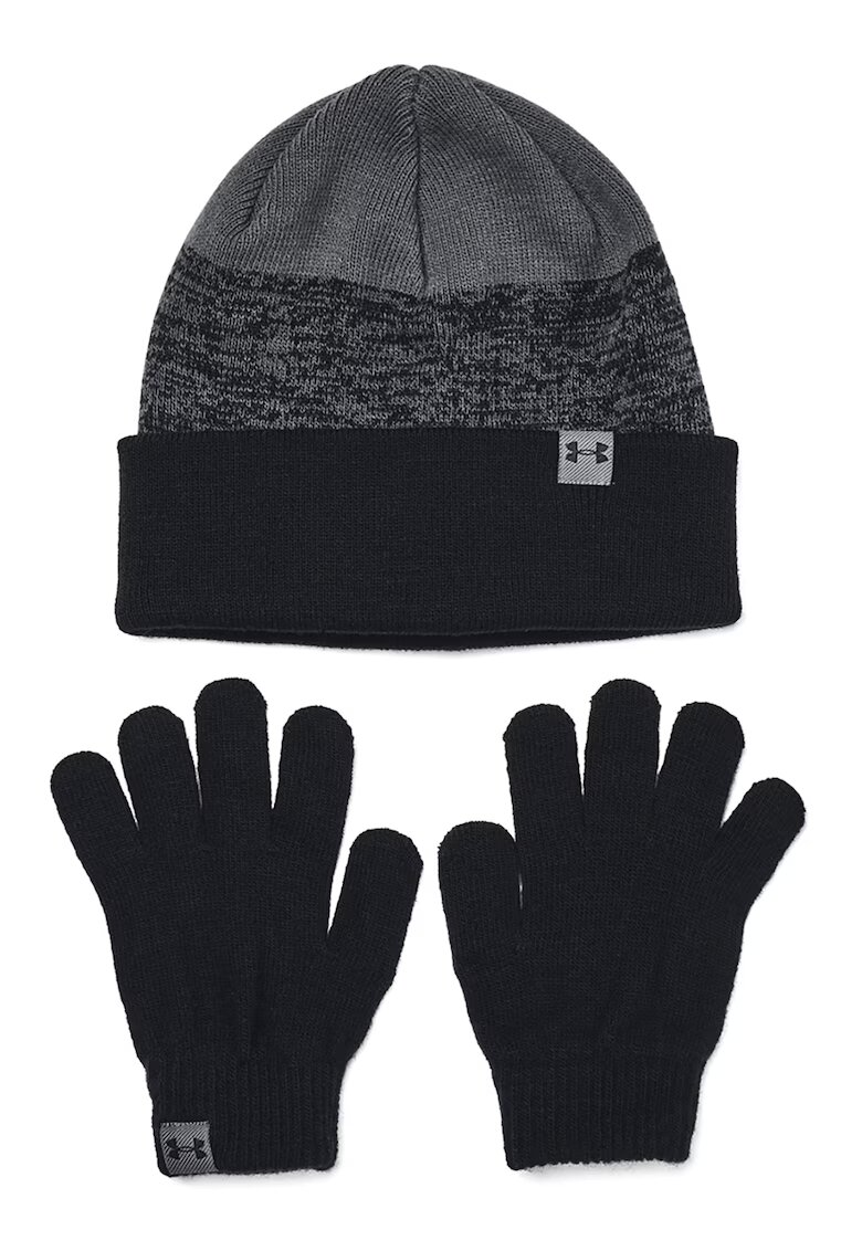 Under Armour Set de caciula si manusi - 43794 - Negru/Gri