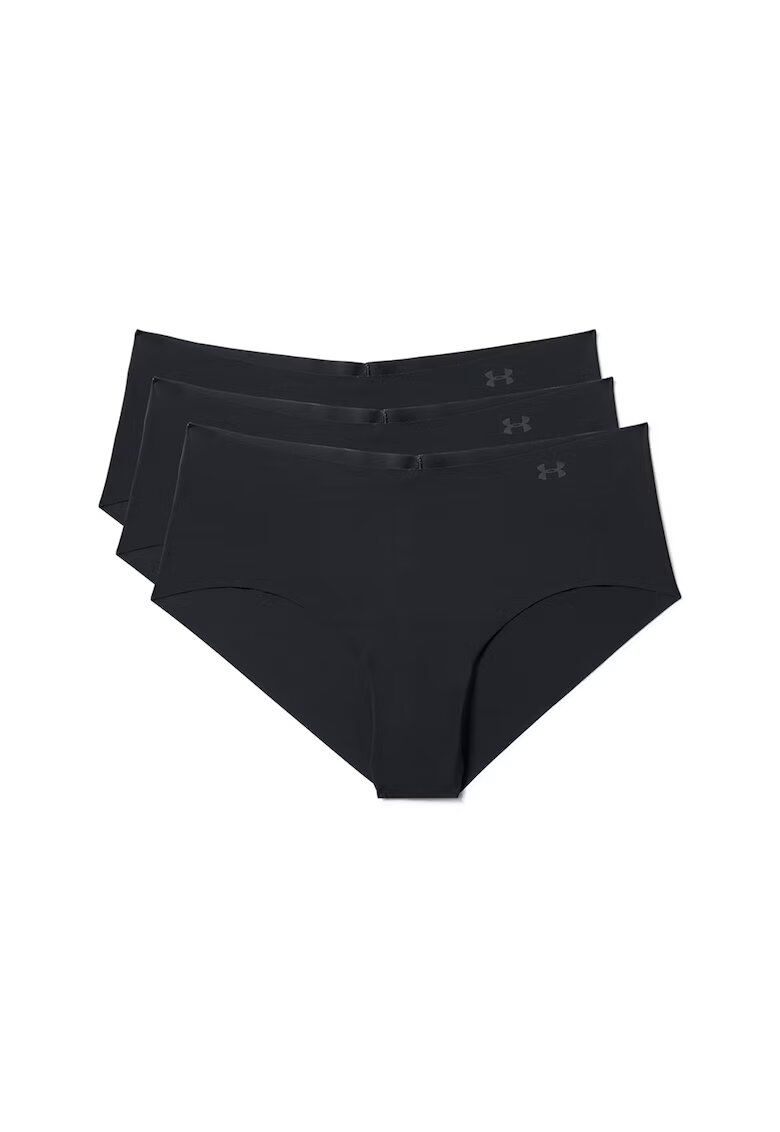 Under Armour Set de chiloti hipster pentru antrenament Pure Stretch - 3 perechi - Negru