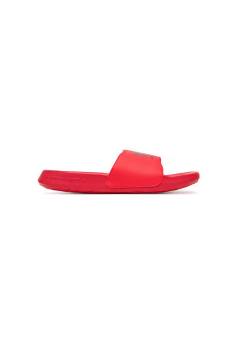 Under Armour Slapi barbati 3027219 - Piele ecologica - Rosu - Rosu