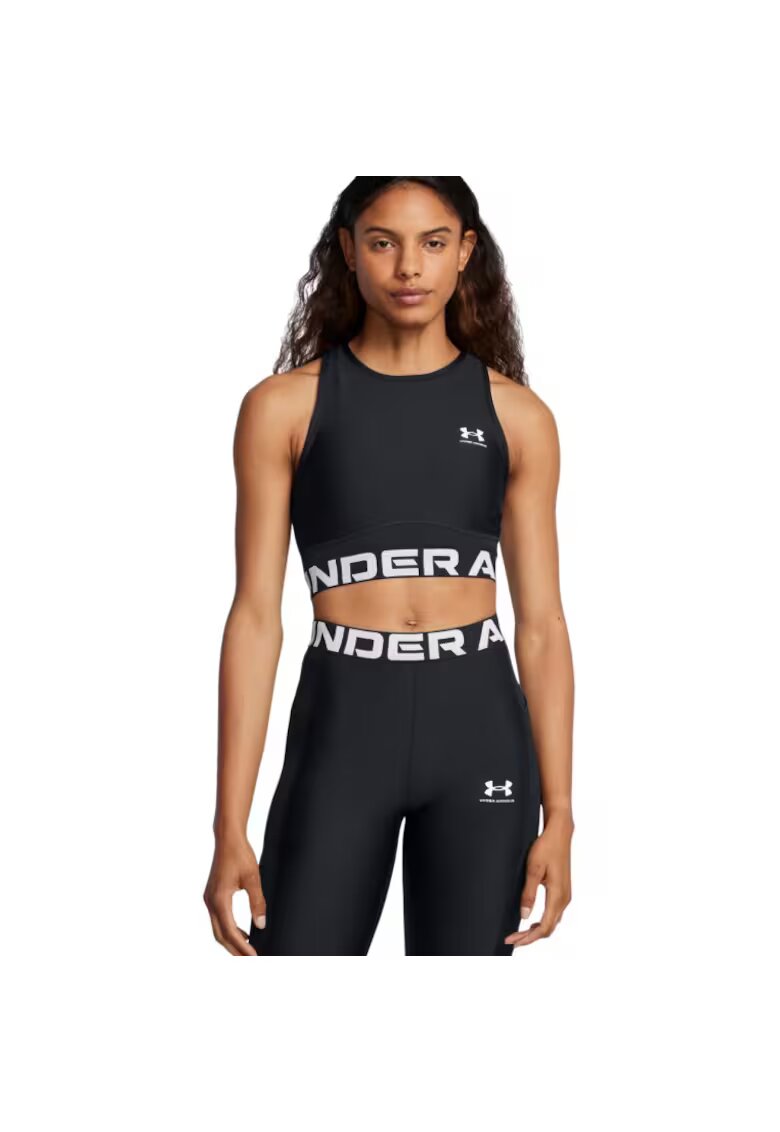 Under Armour sport dama - Heatgear Rib - negru - Gri