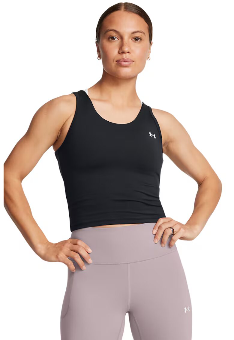 Under Armour Top crop pentru antrenament Motion - Negru