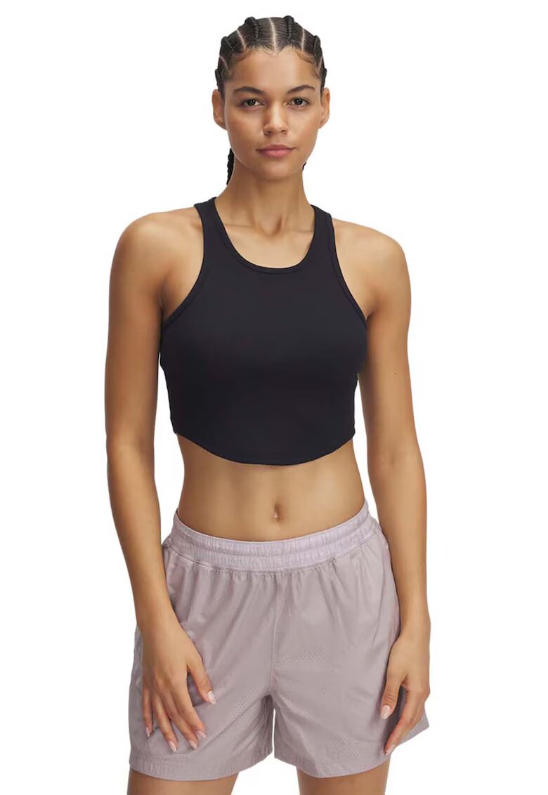 Under Armour Top pentru fitness Rival Rib - Negru