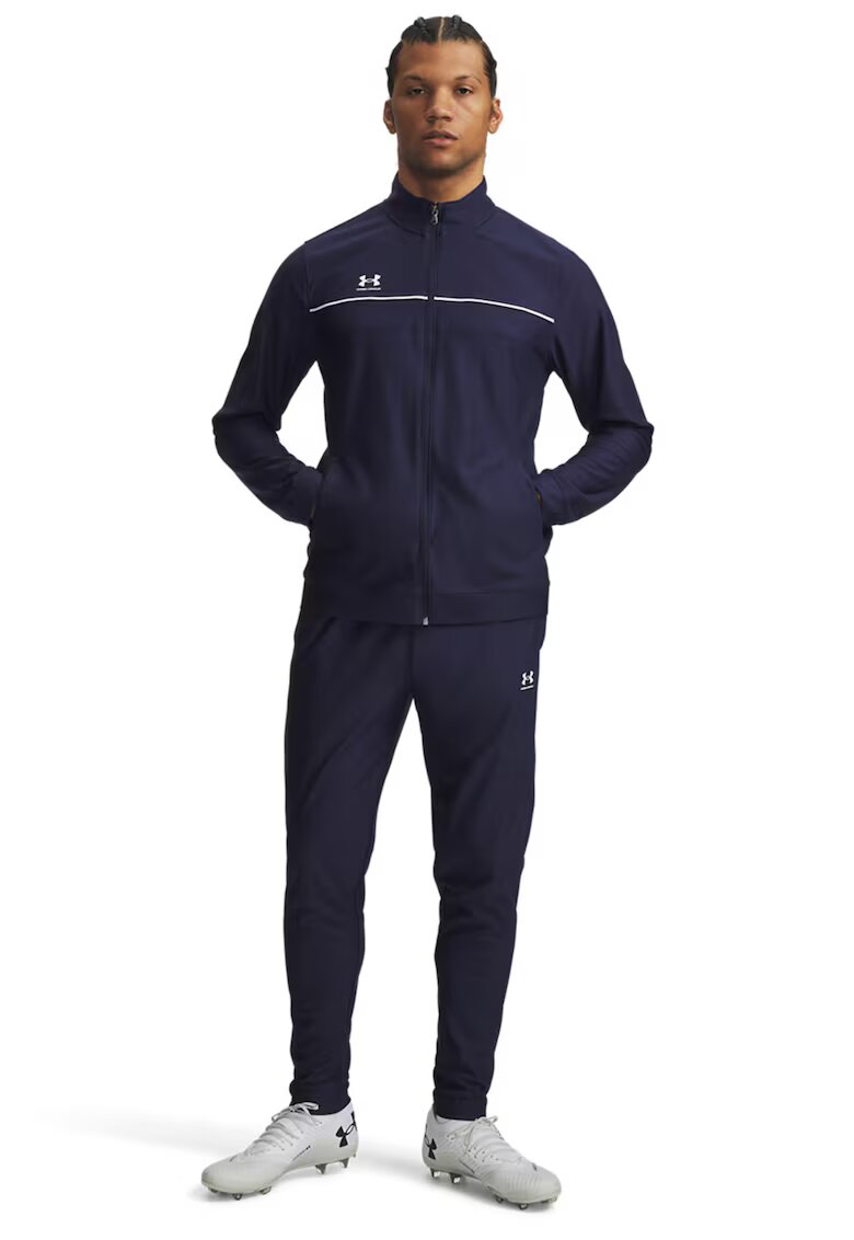 Under Armour Trening elastic cu detalii logo pentru fotbal Challenger - Albastru ultramarin