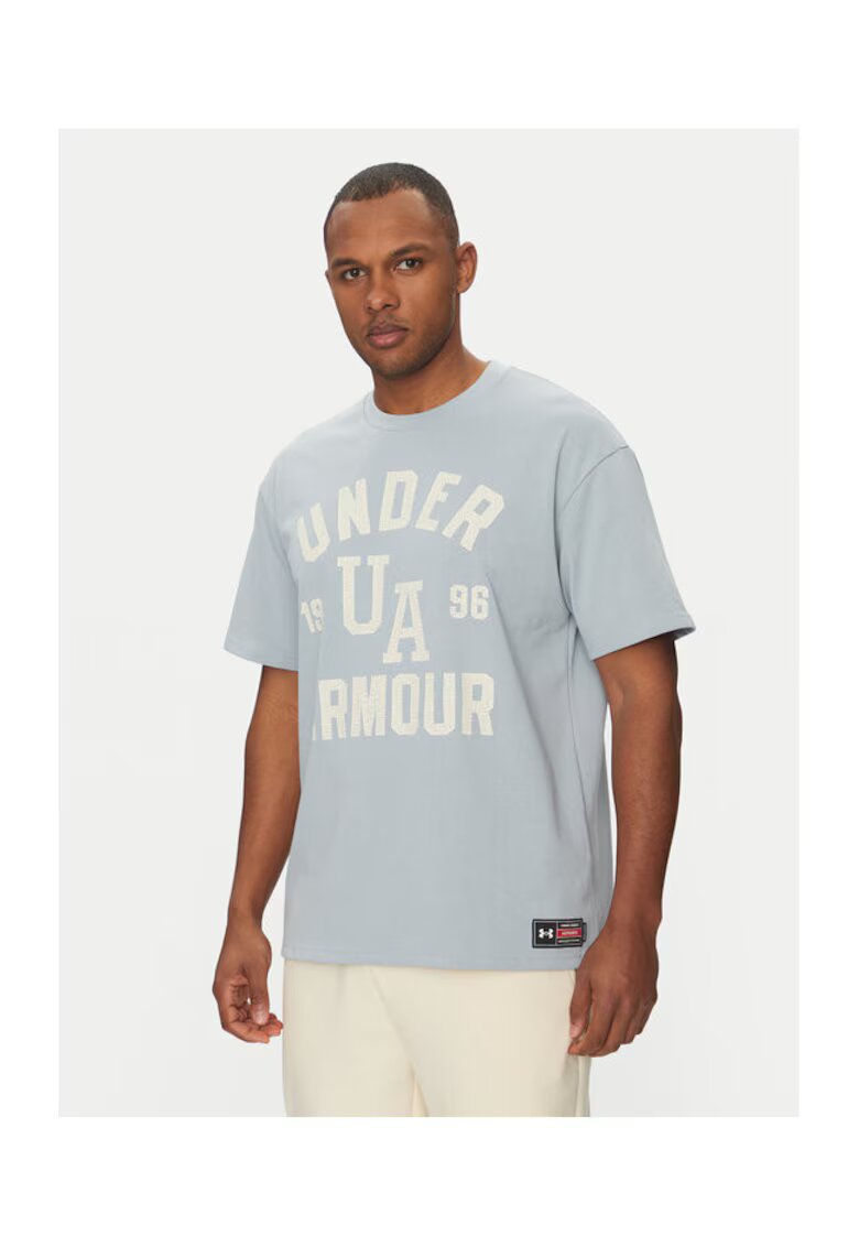 Under Armour Tricou barbati 1390179 - Bumbac/Poliester - Albastru deschis - Albastru deschis