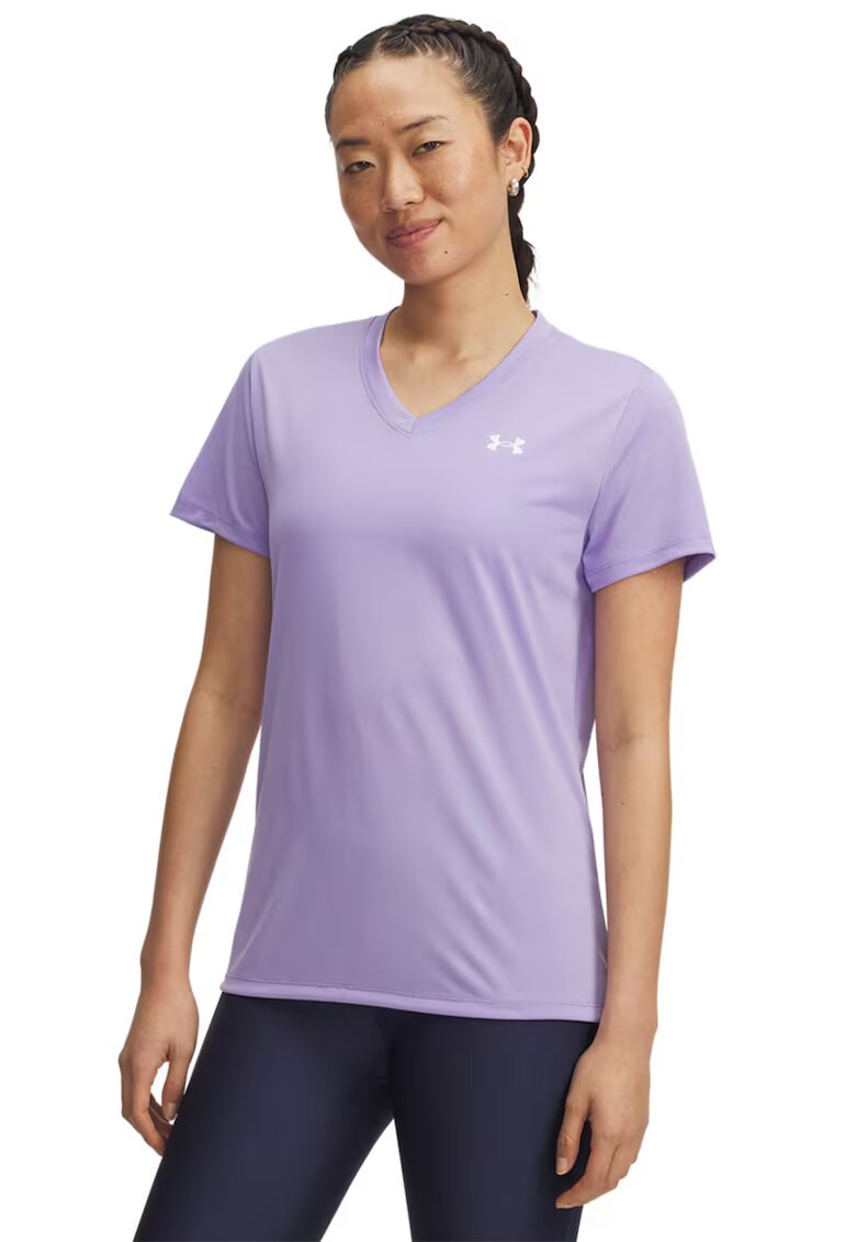 Under Armour Tricou cu decolteu in V pentru antrenament Tech™ - Lila