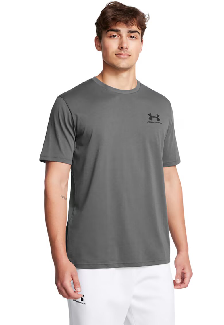 Under Armour Tricou cu decolteu rotund - pentru fitness Sportstyle - Gri antracit