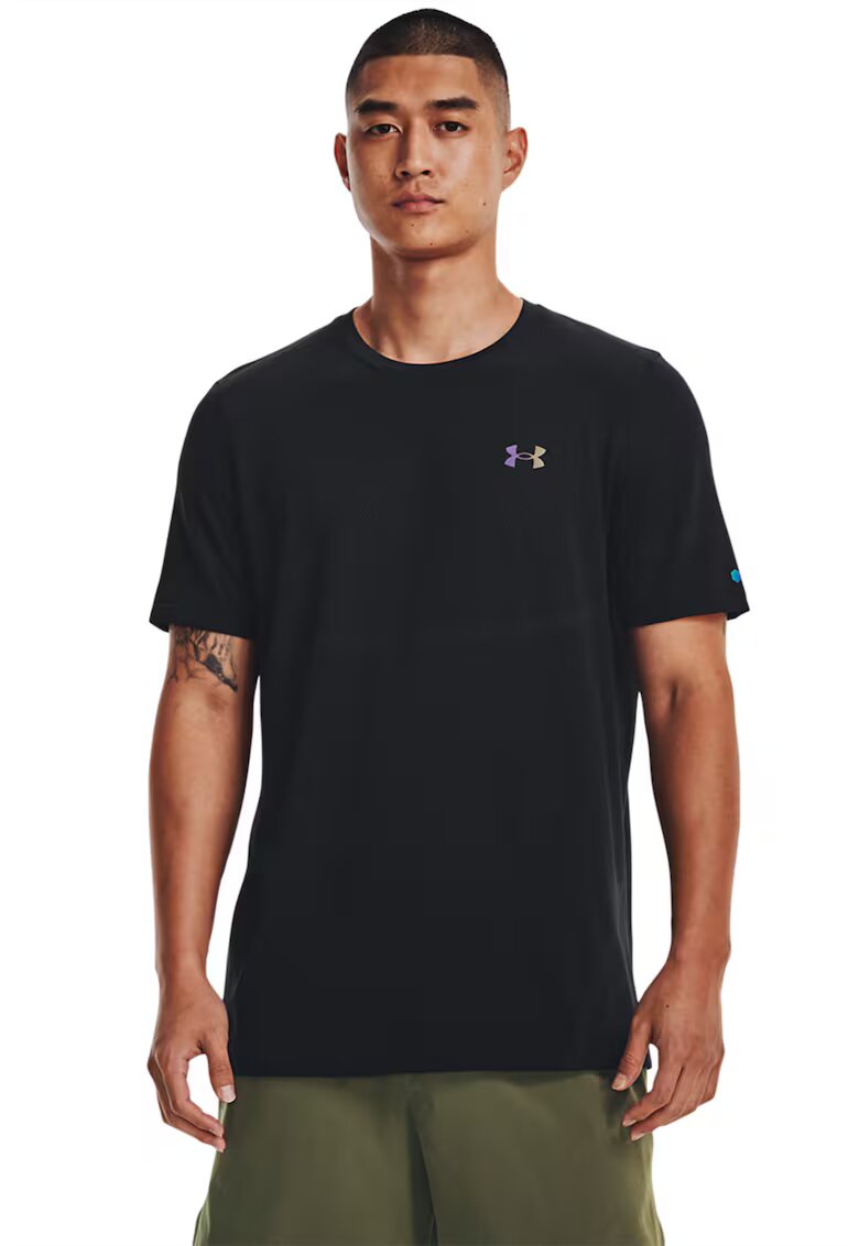 Under Armour Tricou cu logo pentru fitness