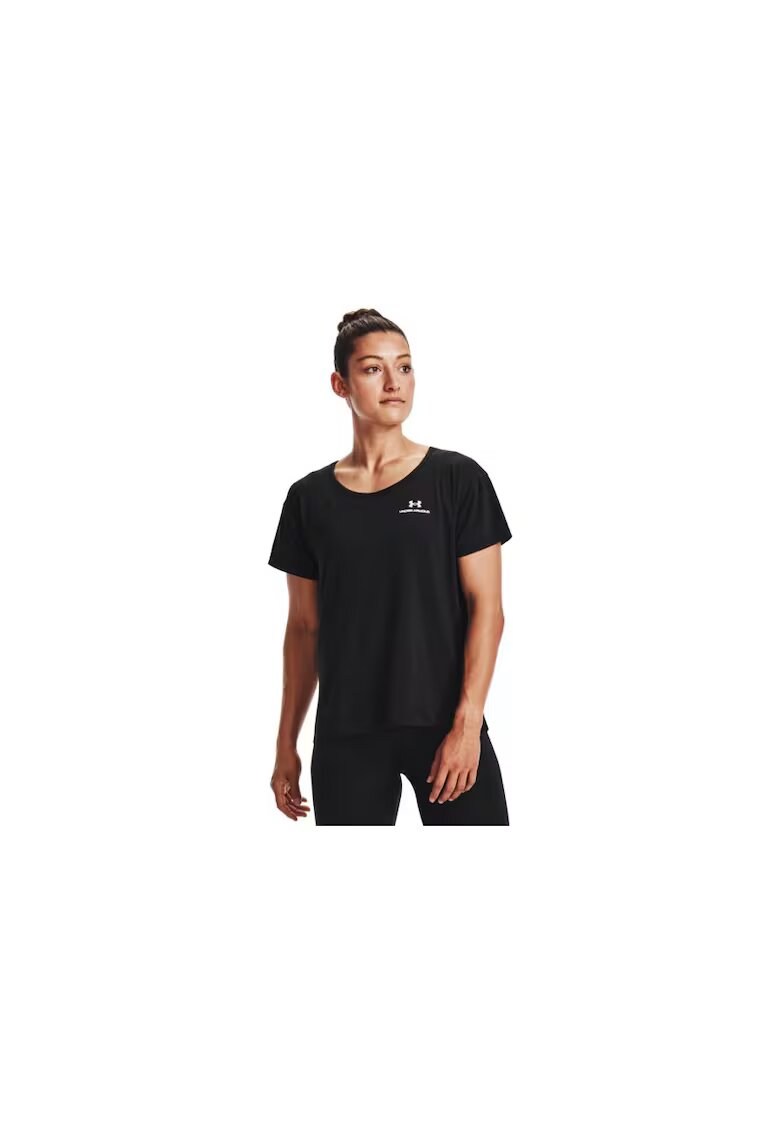 Under Armour Tricou de dama Rush Energy Core SS - Negru