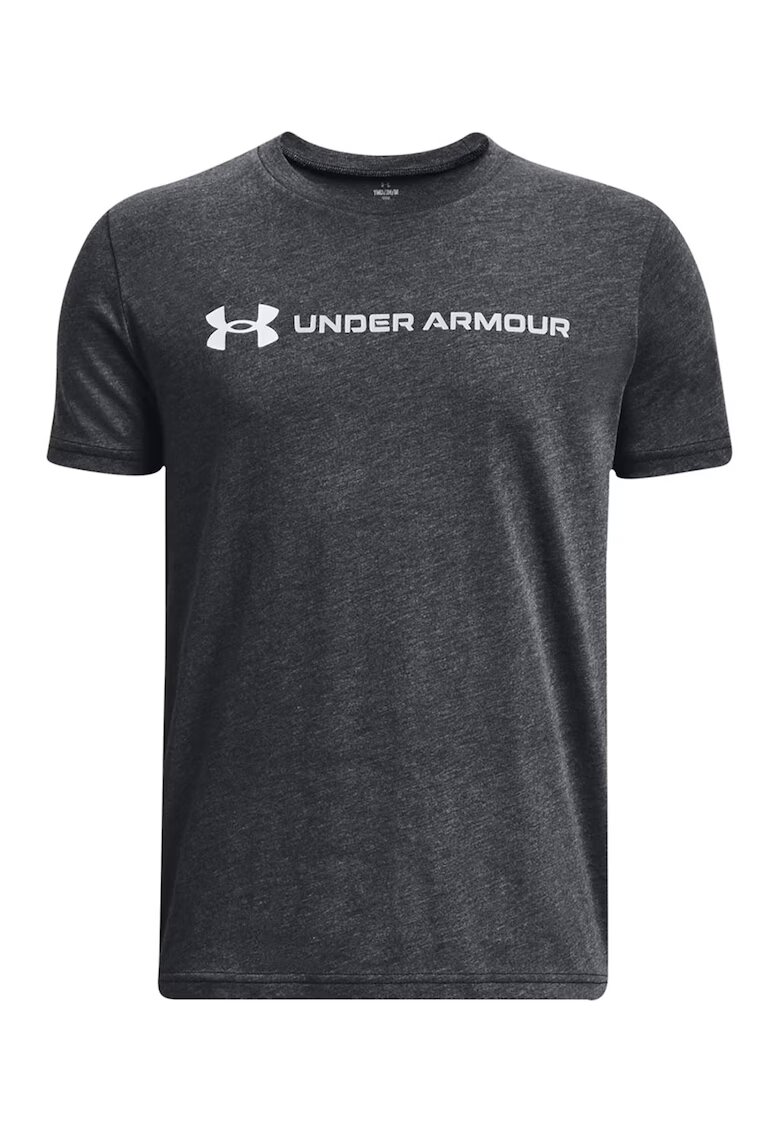 Under Armour Tricou din amestec de bumbac pentru fitness - Gri antracit