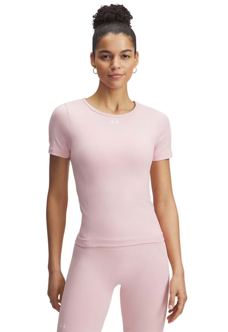 Under Armour Tricou fara cusaturi pentru antrenament Train - Roz pastel