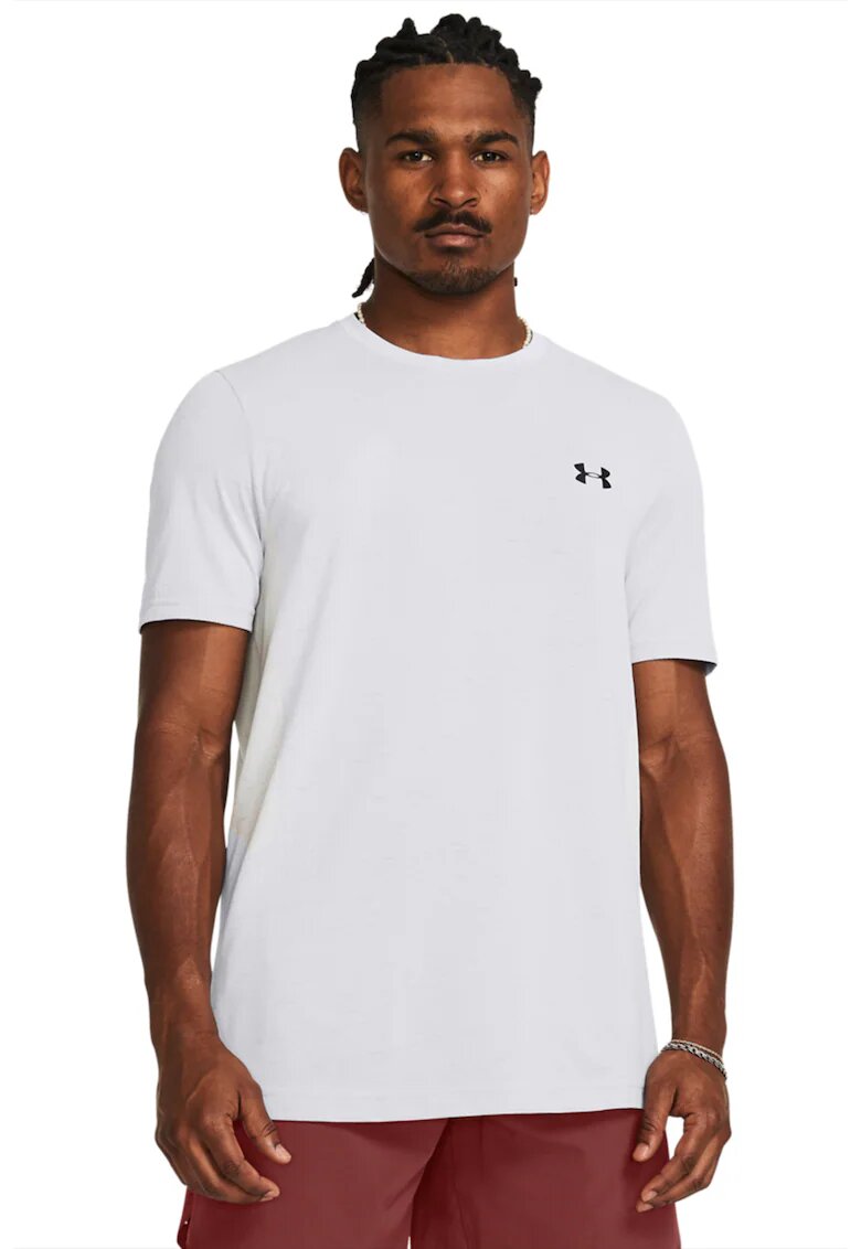 Under Armour Tricou fara cusaturi - pentru fitness Vanish - Alb/Negru