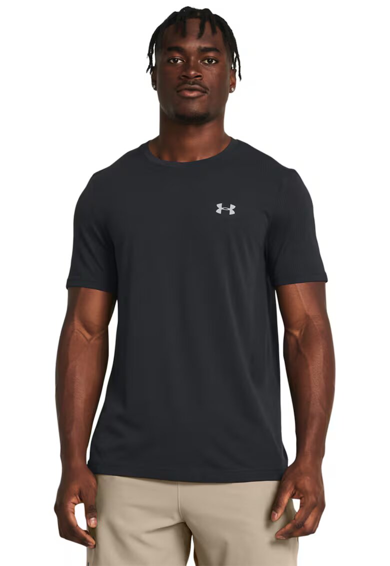 Under Armour Tricou fara cusaturi - pentru fitness Vanish - Negru