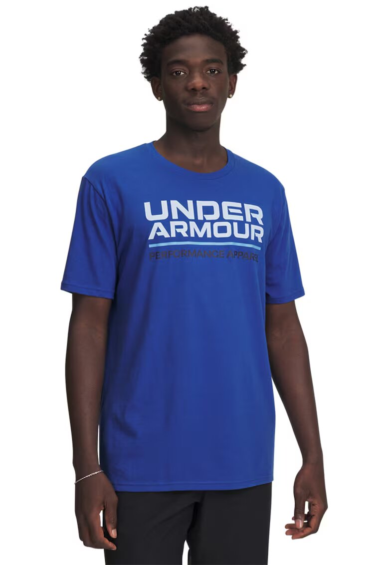 Under Armour Tricou lejer pentru antrenament Wordmark - Albastru royal