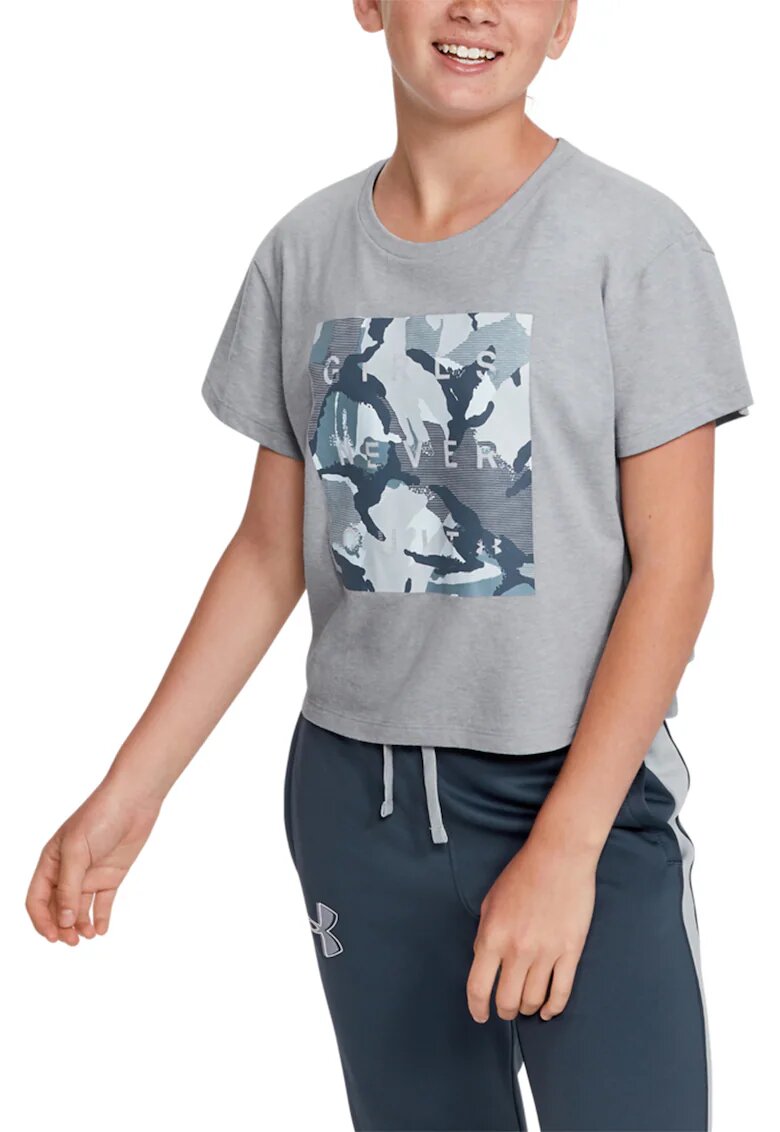 Under Armour Tricou pentru antrenament Rival - Gri/Albastru