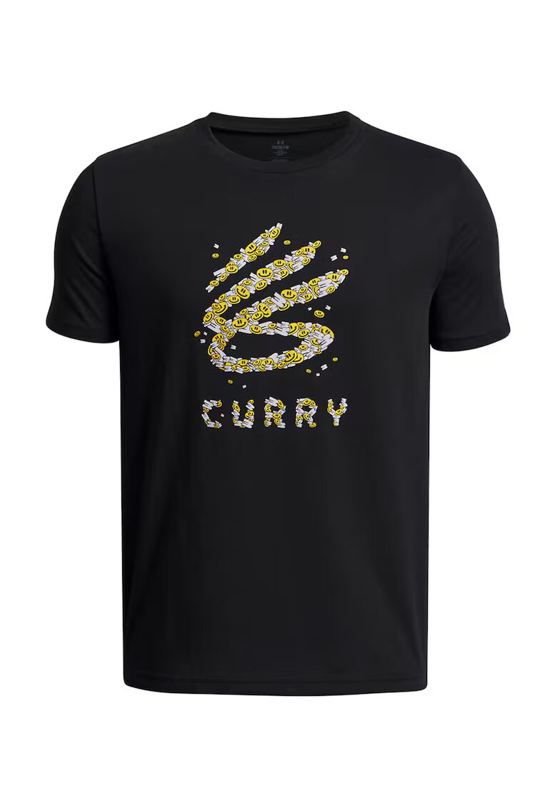 Under Armour Tricou pentru baschet Curry Trend - Negru/Gri deschis/Galben mustar