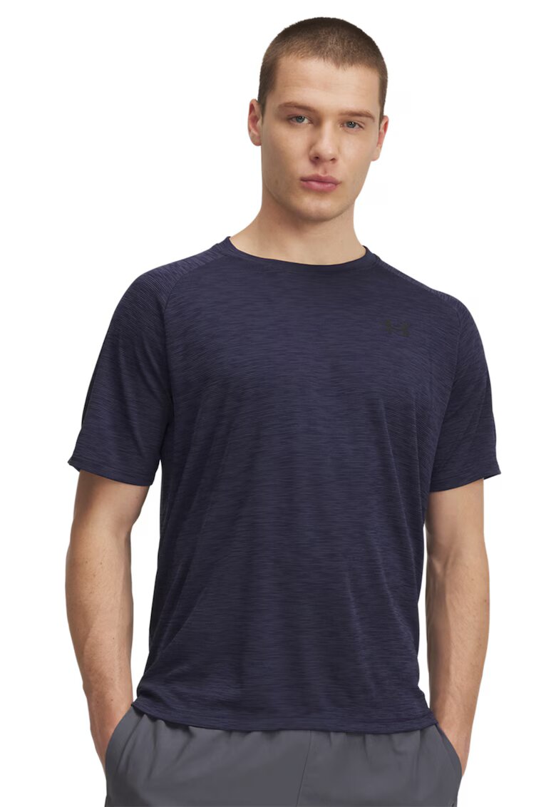 Under Armour Tricou regular-fit cu model texturat pentru antrenament Tech™ - Gri antracit