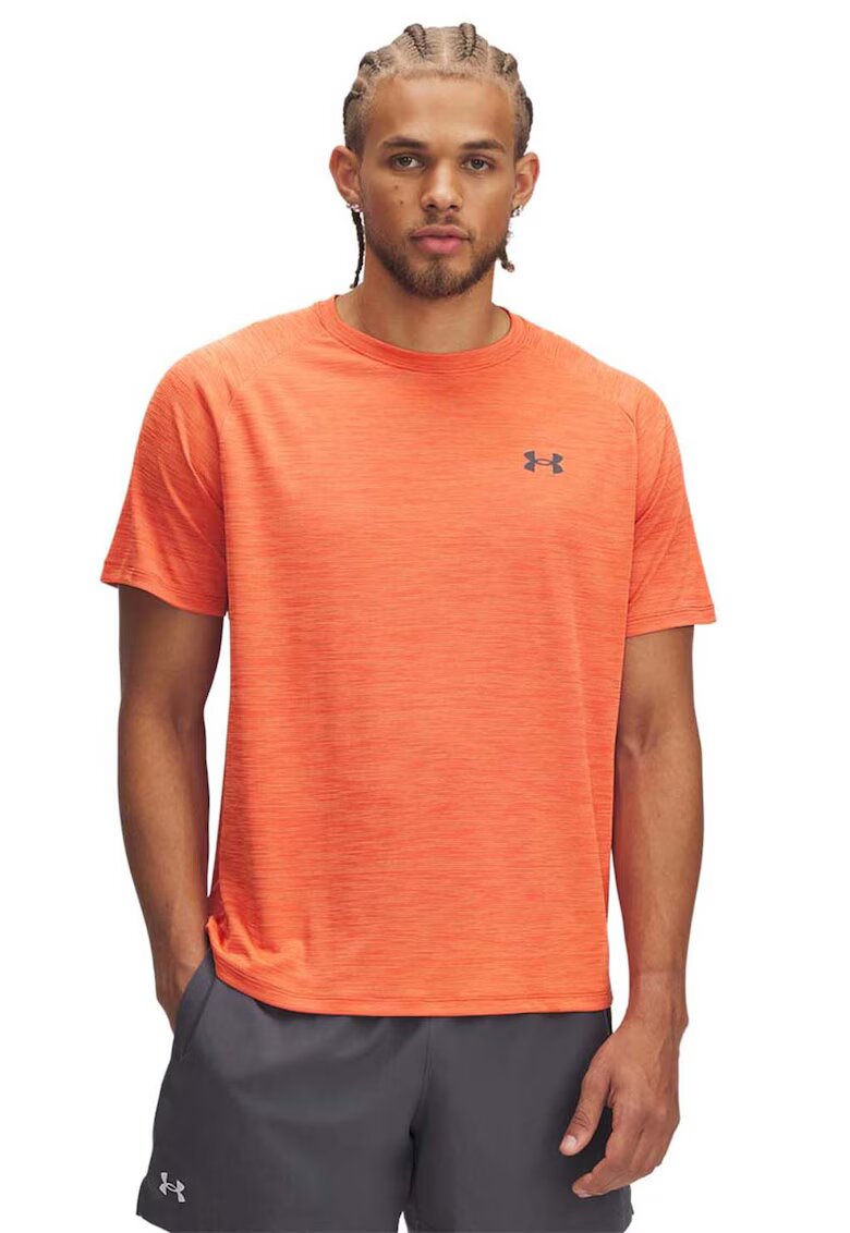 Under Armour Tricou regular-fit cu model texturat pentru antrenament Tech™ - Portocaliu