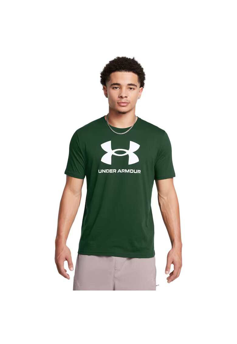 Under Armour Tricou Sportstyle Logo Update Ss 1382911301 Barbati Verde - Verde