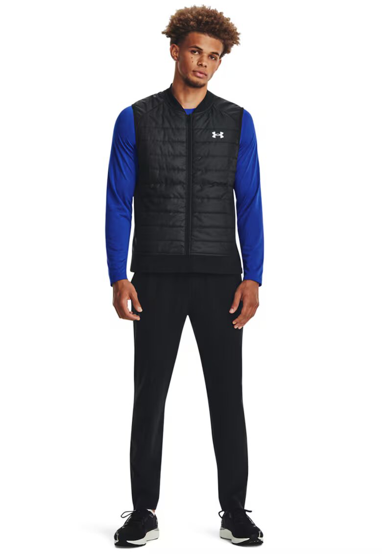 Under Armour Vesta rezistenta la apa cu izolatie - pentru alergare Launch - Alb/Negru