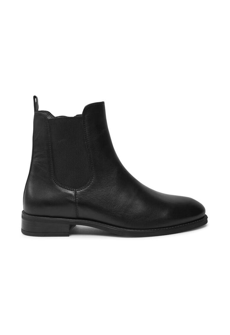 Unisa Botine Barty F24 Stt Negru - Piele lacuita
