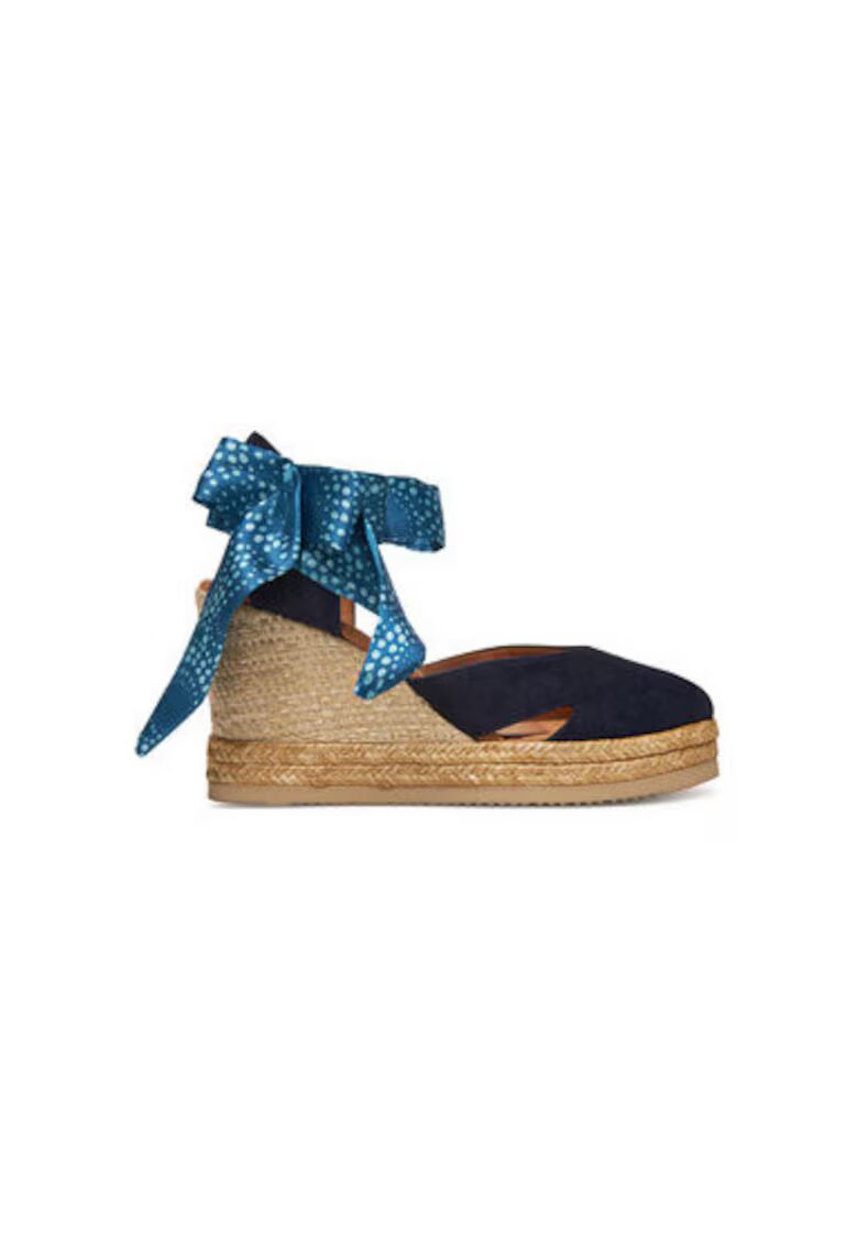 Unisa Espadrile dama CIBOLO_KS - Piele naturala - Bleumarin
