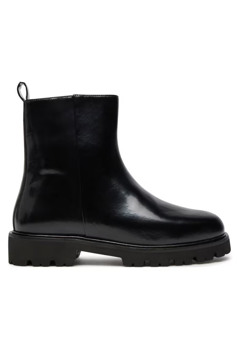 Unisa Ghete dama 304336249 - Piele naturala - Negru - Negru