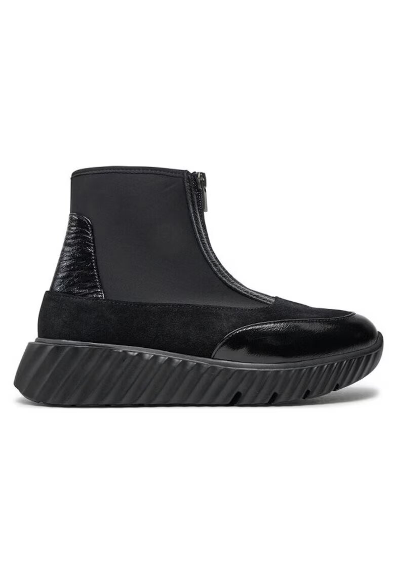 Unisa Pantofi sport dama 304336775 - Piele naturala - Negru - Negru