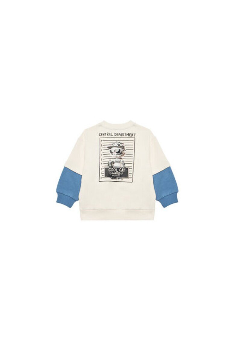 United Colors Of Benetton Bluza baieti 3UNIG10I5 - Bumbac - Bej - Bej