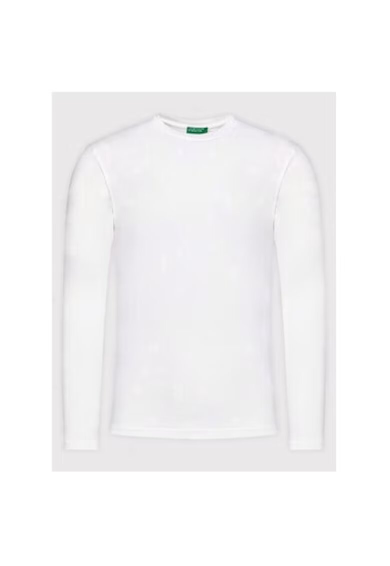 United Colors Of Benetton Bluza barbati - 209300307 - Bumbac - Alb - Alb