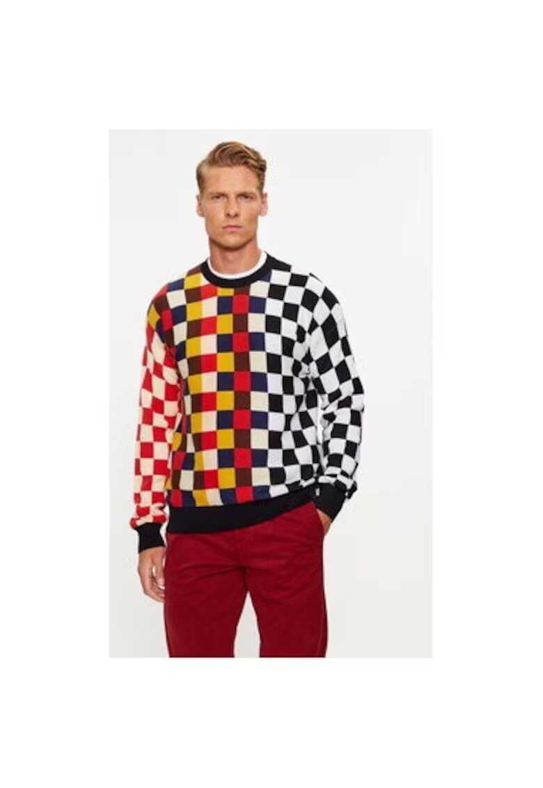 United Colors Of Benetton Bluza barbati - 303292416 - Bumbac - Multicolor - Multicolor