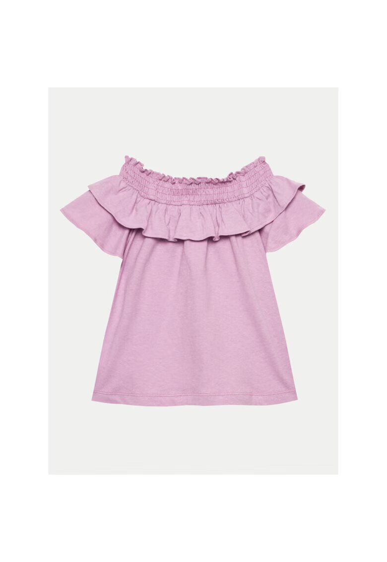 United Colors Of Benetton Bluza fete - 303817824 - Bumbac/In - Violet - Violet