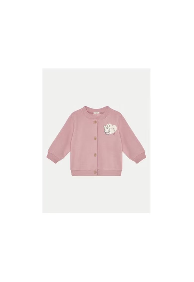 United Colors Of Benetton Bluza fete - 304522314 - Bumbac - Roz - Roz