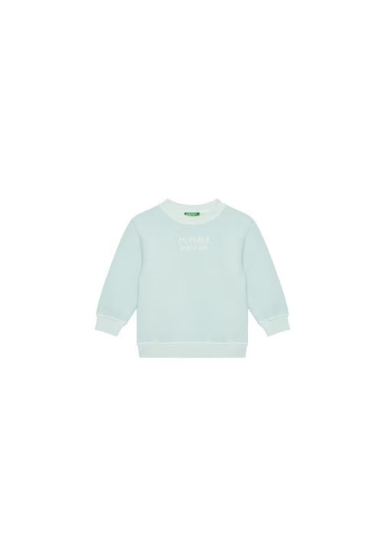United Colors Of Benetton Bluza fete 3WITG10J4 - Bumbac - Albastru - Albastru