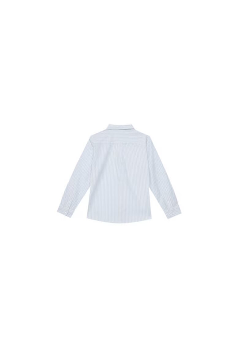 United Colors Of Benetton Camasa baieti 54AZCQ00R - Bumbac - Albastru deschis - Albastru deschis