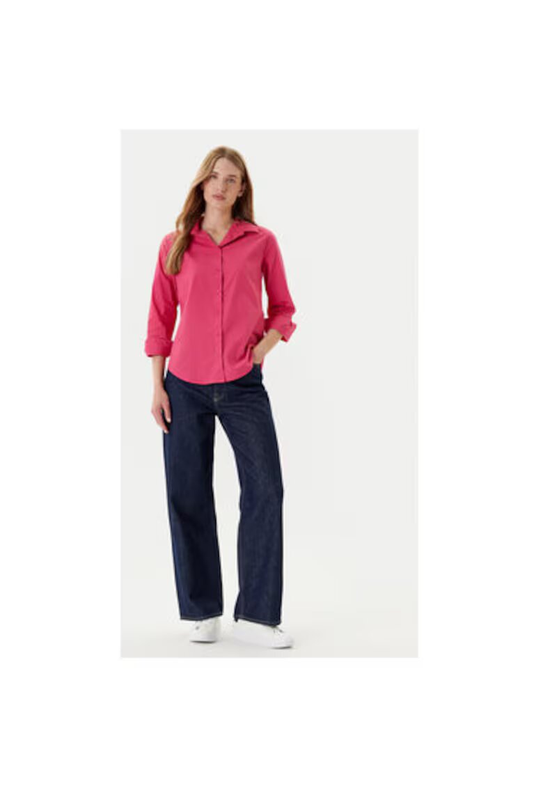 United Colors Of Benetton Camasa dama 5HAXDQ0AX - Bumbac - Roz - Roz