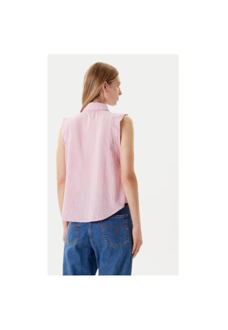 United Colors Of Benetton Camasa dama 5ONVDQ0C1 - Bumbac/Viscoza - Roz - Roz