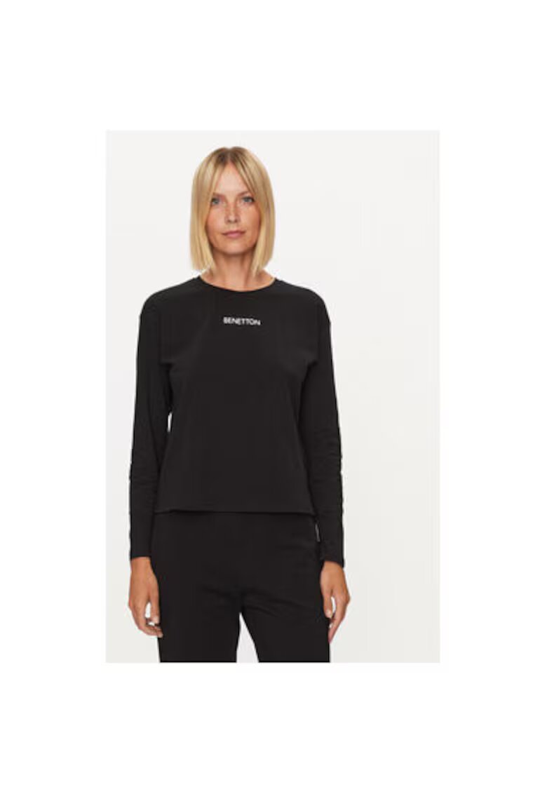 United Colors Of Benetton Camasa de noapte dama - 303227777 - Bumbac - XS INTL - Negru