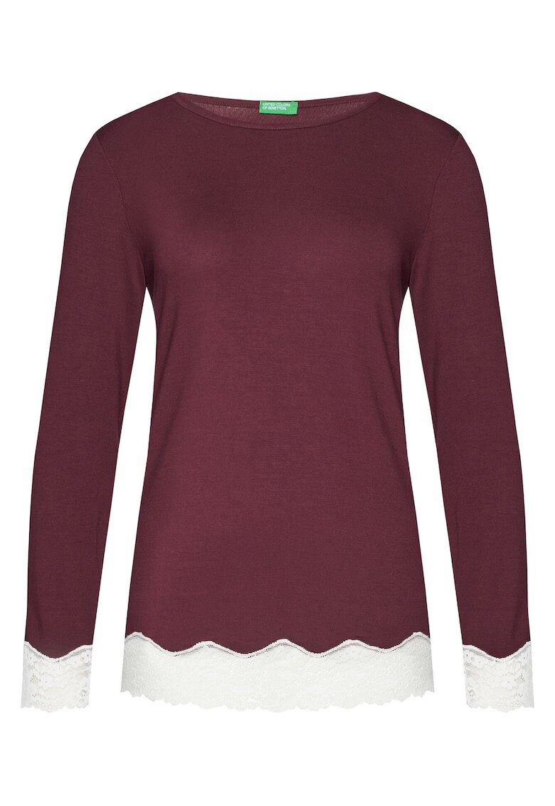 United Colors Of Benetton Camasa de pijama pentru femei bordo -