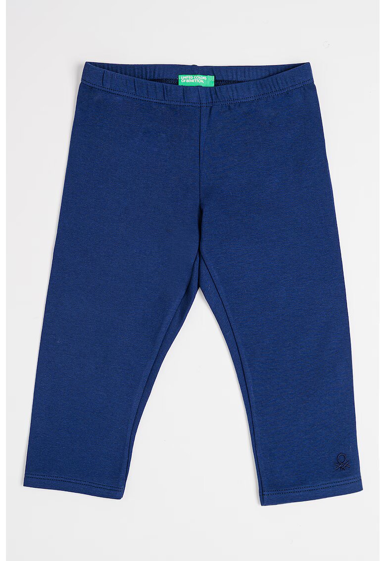 United Colors Of Benetton Colanti uni cu talie elastica - Bleumarin